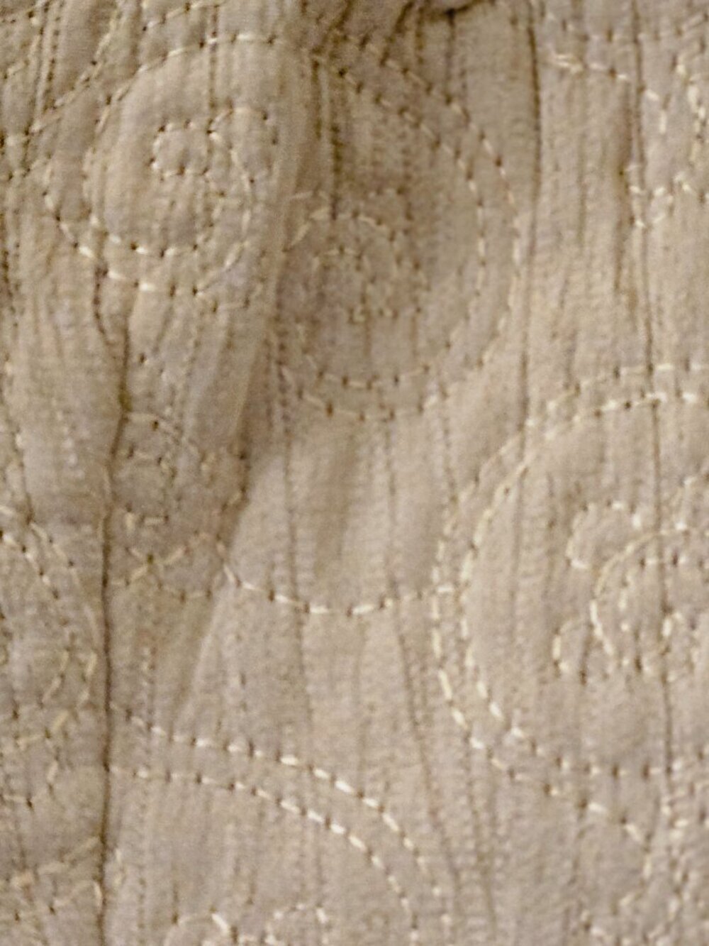 Maren Vintage Boho Embroidered creme button up Y2K Retro Vest XS/S 16 Inch Bust - Picture 8 of 10